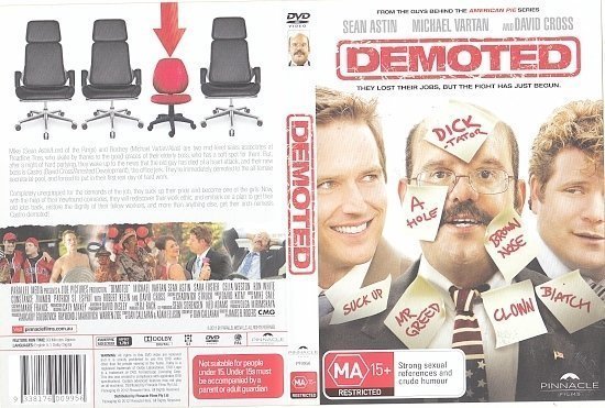 dvd cover Demoted (2011) R4