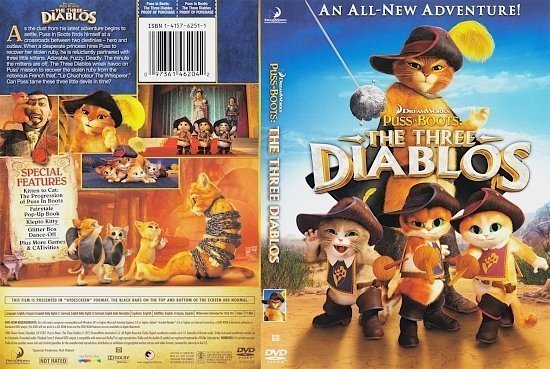 dvd cover Puss In Boots The Three Diablos
