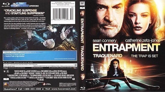 dvd cover Entrapment