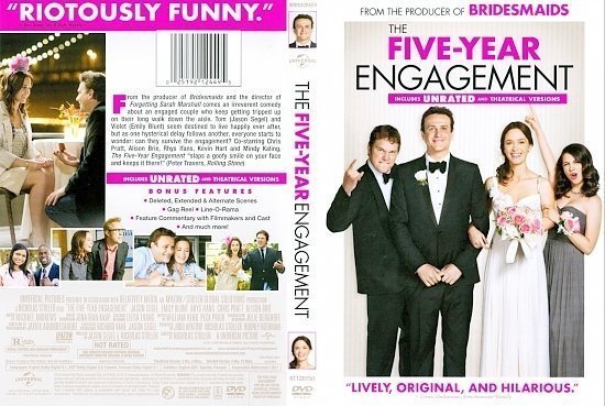 dvd cover The Five Year Engagement