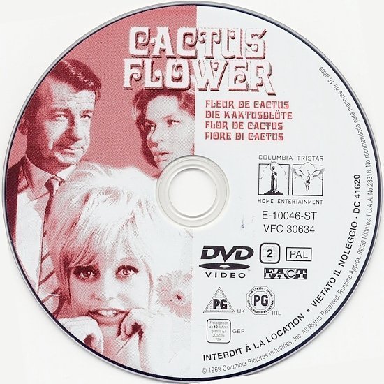 dvd cover Cactus Flower (1969) WS R2