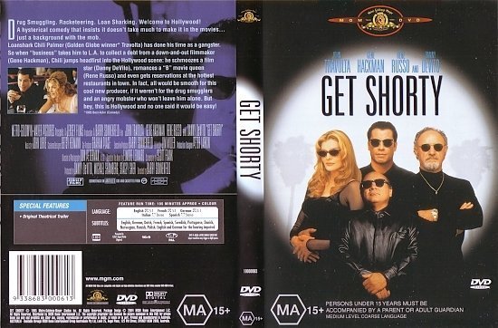dvd cover Get Shorty (1995) R2 & R4
