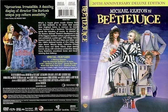 dvd cover Beetlejuice (1988) CE WS R1