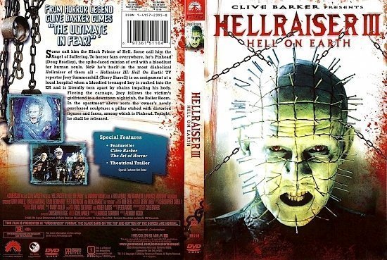 dvd cover Hellraiser III: Hell On Earth