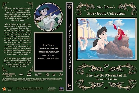 dvd cover The Little Mermaid II Return To The Sea
