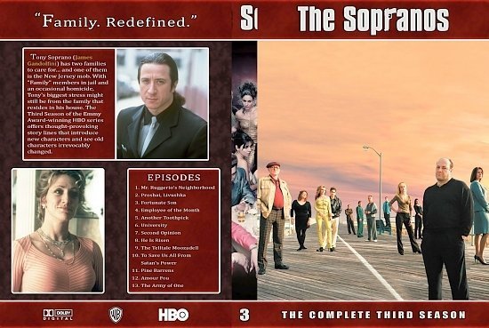 dvd cover Sopranos 3