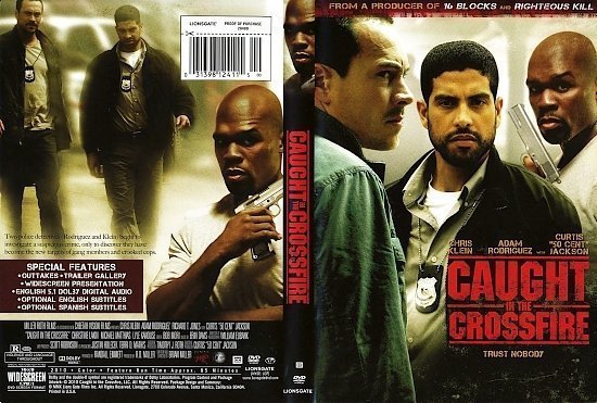 dvd cover Caught in the Crossfire (2010) WS R1