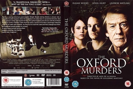 dvd cover The Oxford Murders (2008) R2