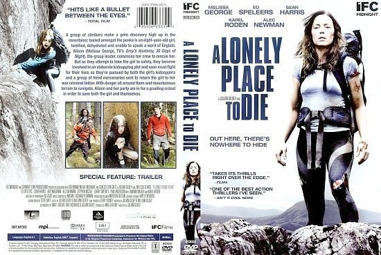 dvd cover A Lonely Place to Die Unrated