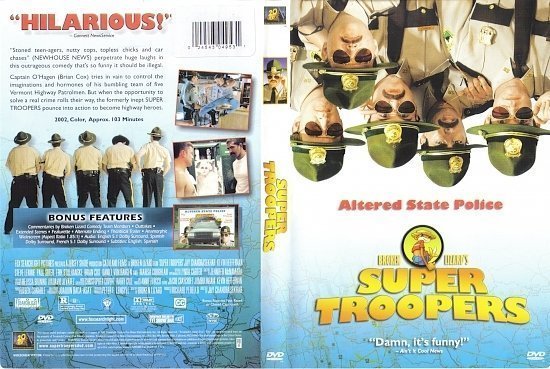 dvd cover Super Troopers (2001) R1