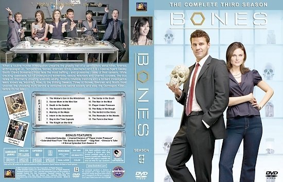 dvd cover Bones Season 3