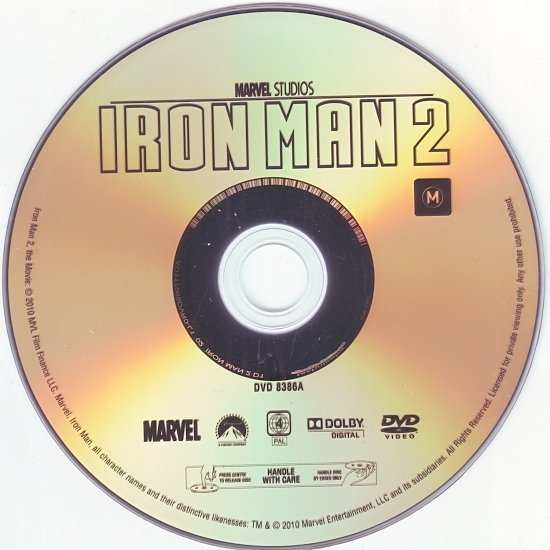 dvd cover Iron Man 2 (2010) WS R4