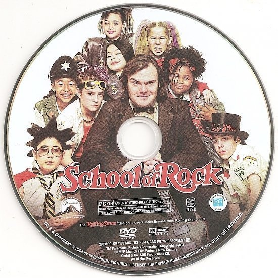 dvd cover School Of Rock (2003) WS CE R1