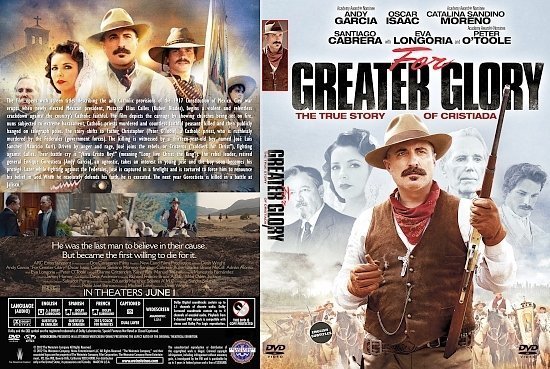 dvd cover For Greater Glory: The True Story of Cristiada R1 Custom Front Cover