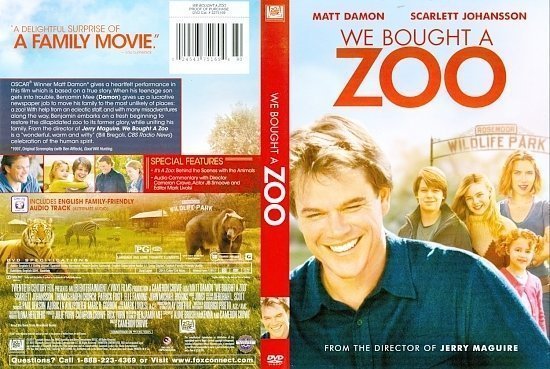 dvd cover We Brought A Zoo