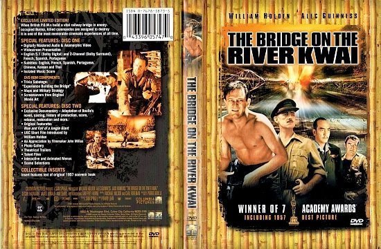 dvd cover The Bridge On The River Kwai (1957) WS R1