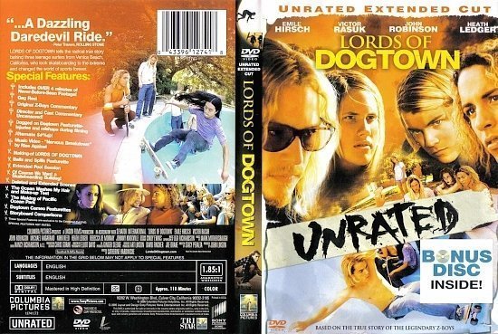 dvd cover Lords Of Dogtown (2005) UNRATED R1