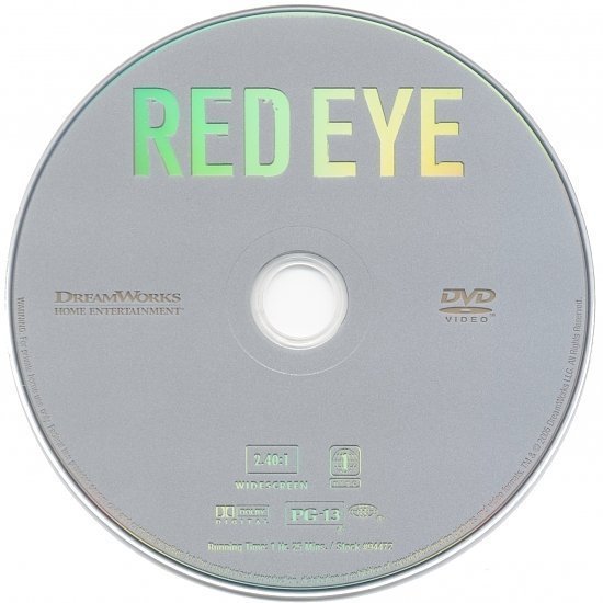 dvd cover Red Eye (2005) R1