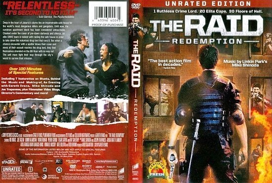 dvd cover The Raid Redemption