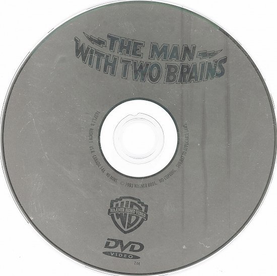 dvd cover The Man with Two Brains (1983) FS R1