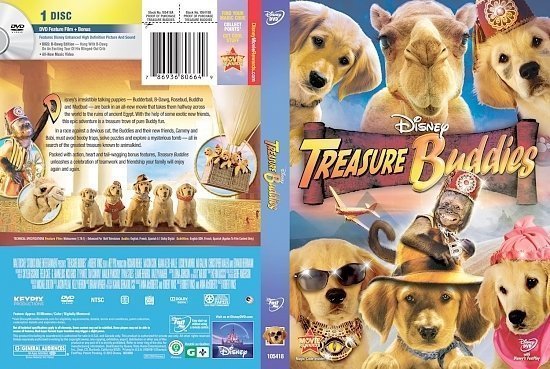 dvd cover Treasure Buddies