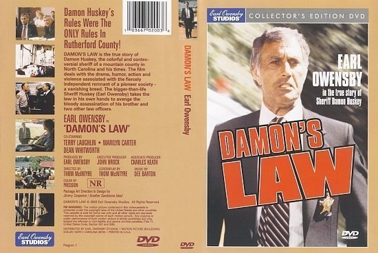 dvd cover Damon's Law