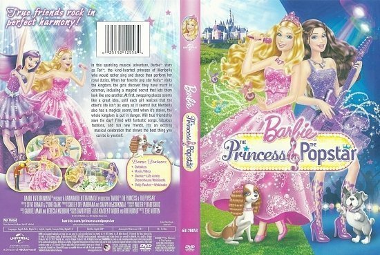 dvd cover Barbie The Princess & The Popstar