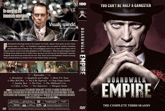 dvd cover Boardwalk Empire (Season 3)