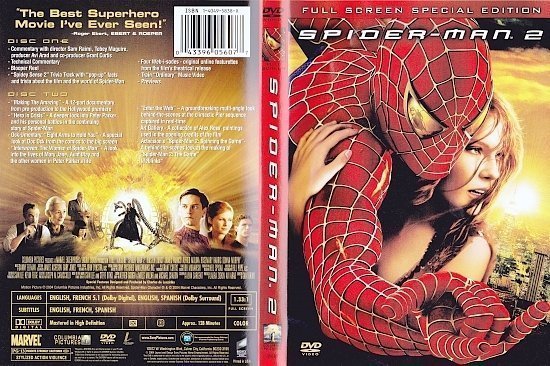 dvd cover Spider-Man 2 (2004) FS SE