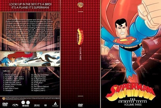 dvd cover Superman The Animated Series Volume 3