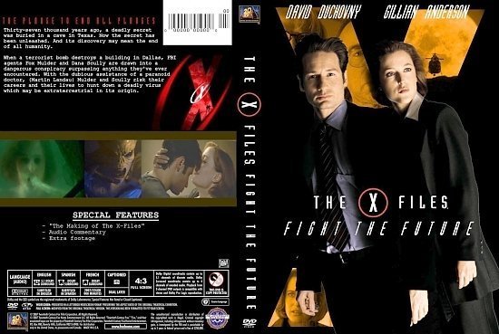 dvd cover X Files Fight the Future