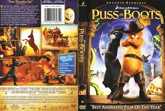 dvd cover Puss In Boots2