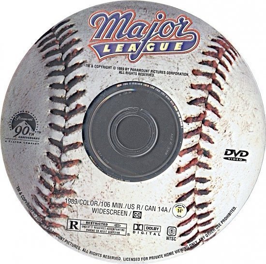 dvd cover Major League (1989) WS R1