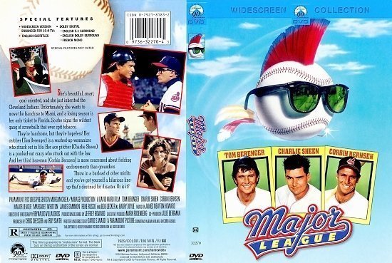 dvd cover Major League (1989) WS R1