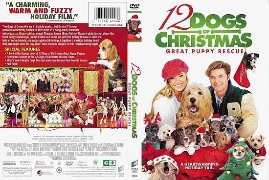 dvd cover 12 Dogs Of Christmas Great Puppy Rescue