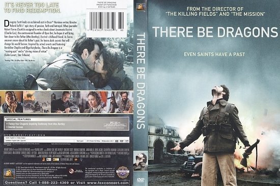 dvd cover There Be Dragons (2011) WS R1