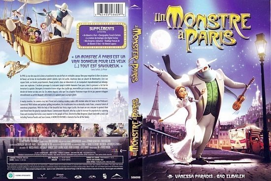 dvd cover Un Monstre a Paris