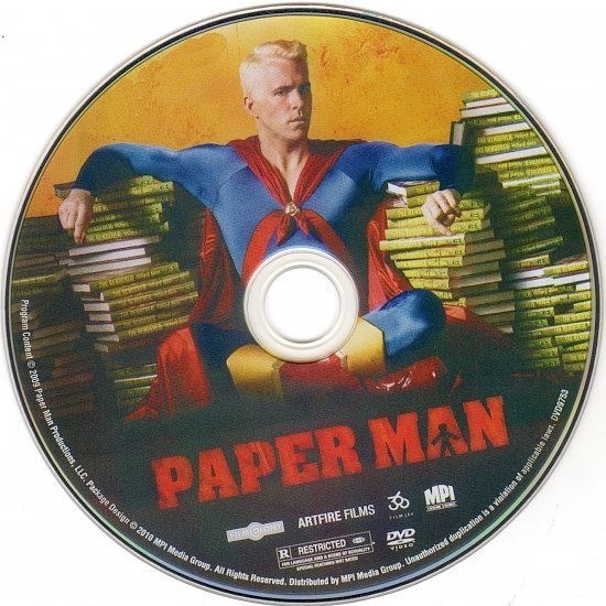 dvd cover Paper Man (2009) WS R1