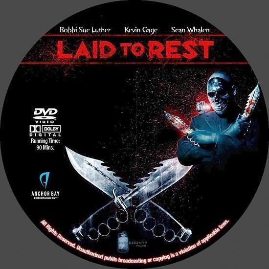 dvd cover Laid To Rest (2009) WS R1