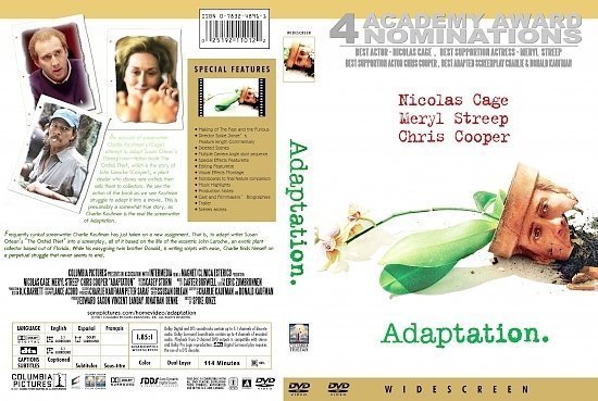 dvd cover Adaptation. (2002) WS R1