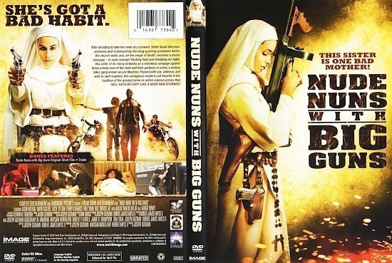 dvd cover Nude Nuns with Big Guns