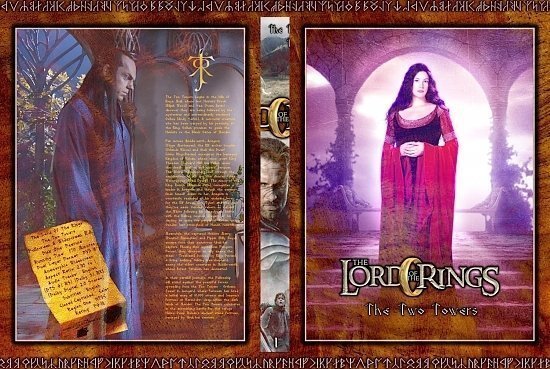 dvd cover Lord Of The Rings The Two Towers