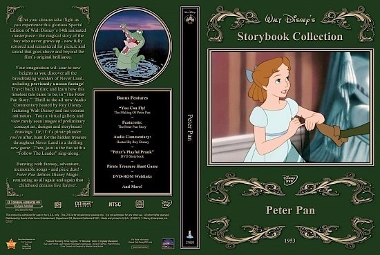 dvd cover Peter Pan 2002