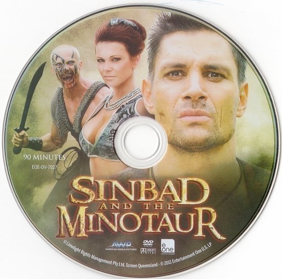 dvd cover Sinbad & The Minotaur (2011) WS R1