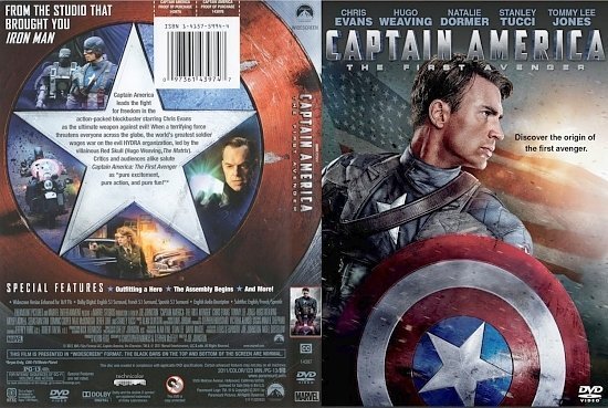 dvd cover captain america