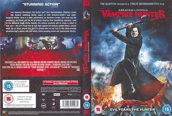 dvd cover Abraham Lincoln: Vampire Hunter WS R2 & R1