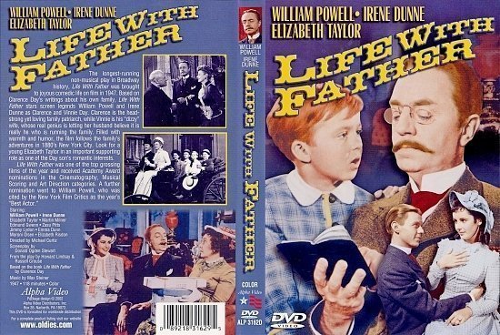 dvd cover Life with Father (1947-NR) (R0)