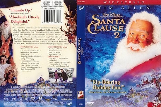 dvd cover Santa Clause 2 (2002) WS R1