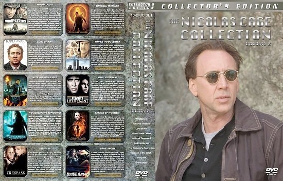 dvd cover Nicolas Cage Collection Vol. 2