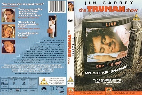 dvd cover The Truman Show (1998) R2